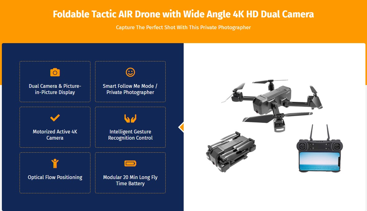 Tactic AIR Drone 2021 ביקורות, מחיר, תכונות ואיפה לקנות בישראל? post thumbnail image