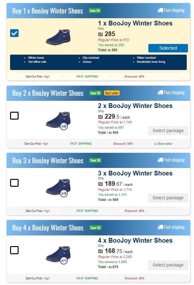 BooJoy Winter Shoes 